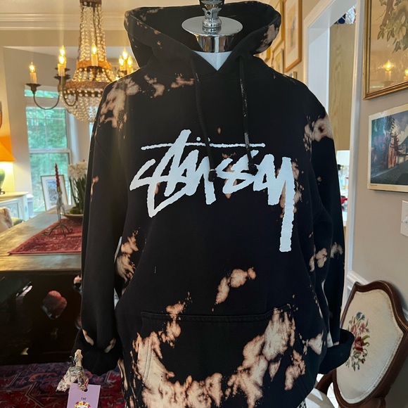 Reworked Vintage Stüssy Boho Tie-dye Hoodie - Picture 7 of 11